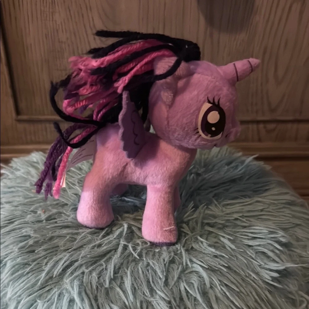 Purple Plush Unicorn Toy - Picture 2 of 4